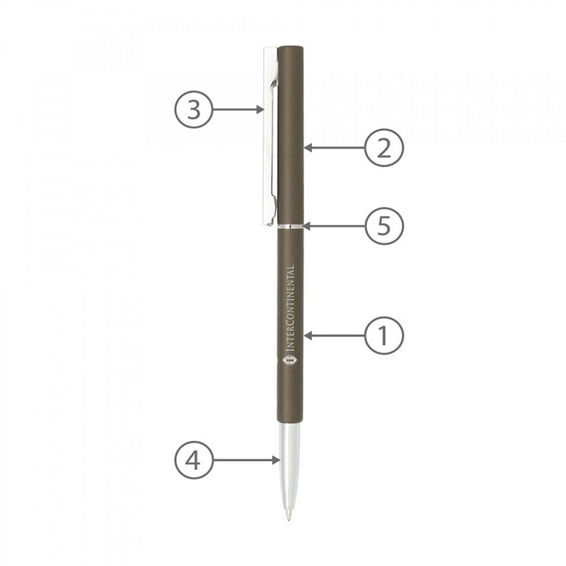 BND71 CLAP TWIST METAL BALL PEN
