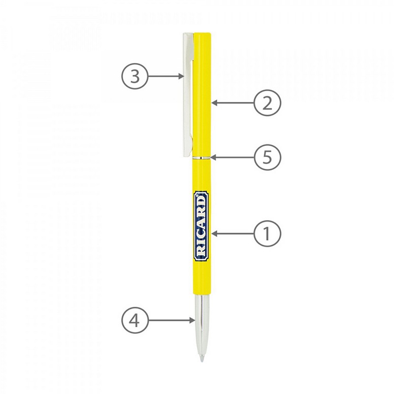 BND71 CLAP TWIST METAL BALL PEN