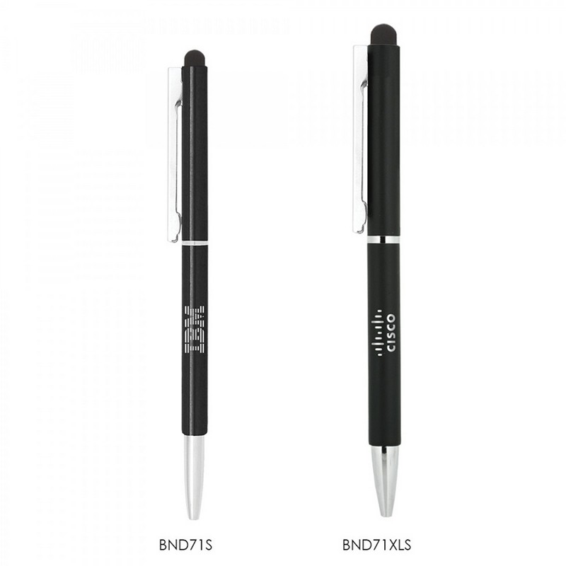 BND71S CLAP STYLUS THIN TWIST METAL BALL PEN