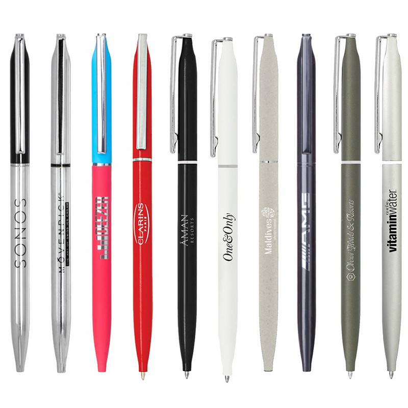 BND72 GLAD, THIN TWIST METAL BALL PEN