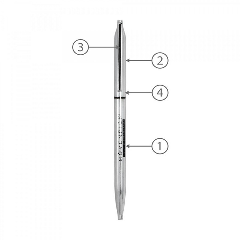 BND72 GLAD, THIN TWIST METAL BALL PEN