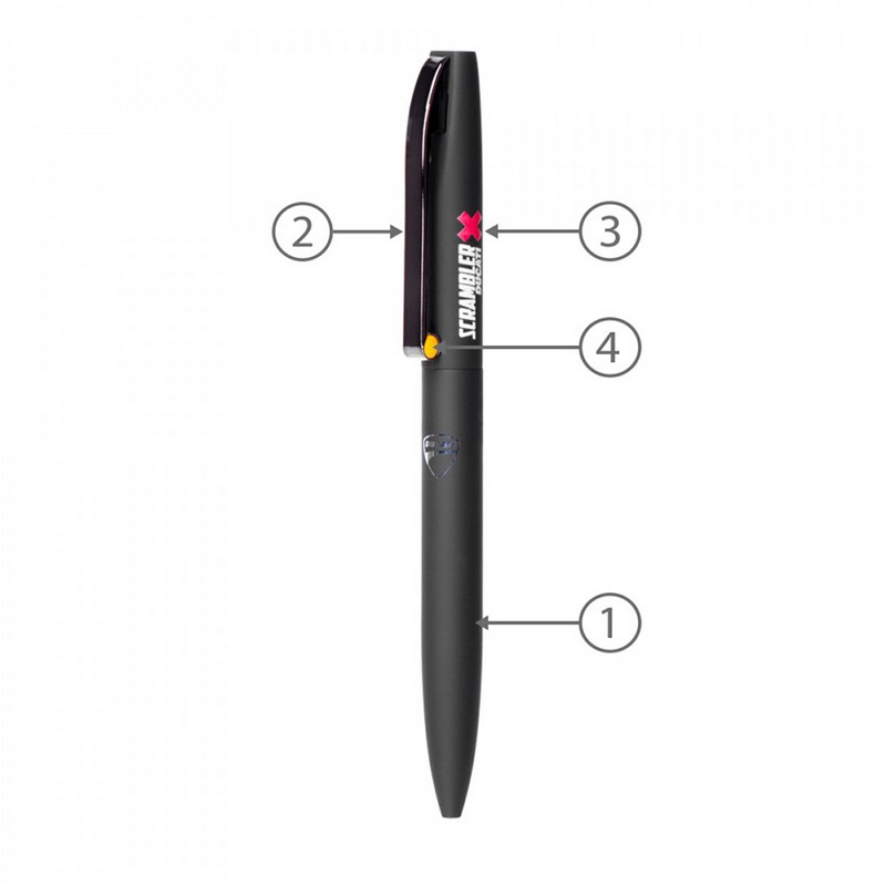 BND75 CLAW, TWIST METAL BALL PEN