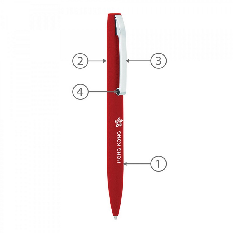 BND75 CLAW, TWIST METAL BALL PEN