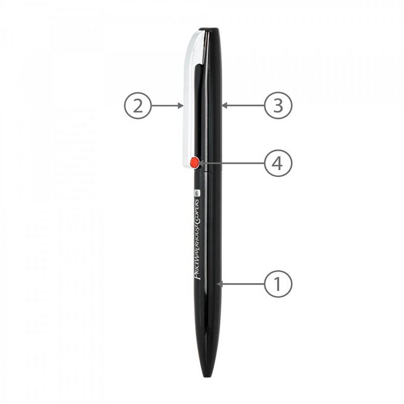 BND75 CLAW, TWIST METAL BALL PEN