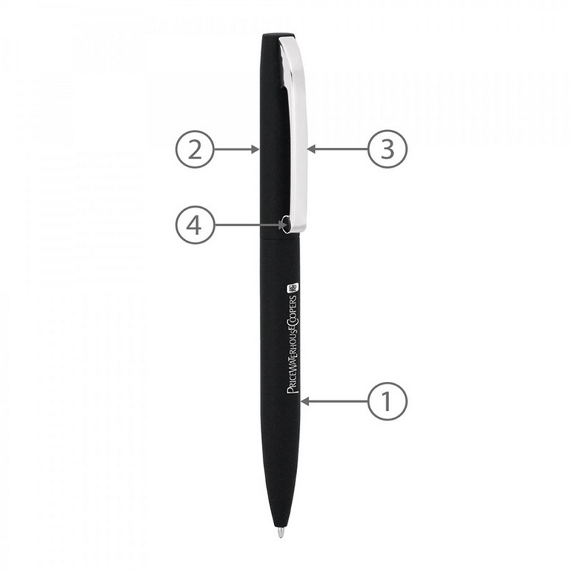 BND75 CLAW, TWIST METAL BALL PEN
