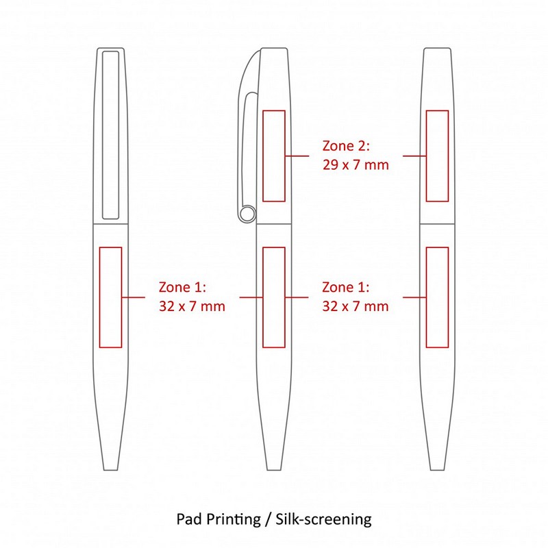 BND75 CLAW, TWIST METAL BALL PEN