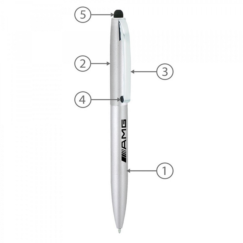 BND75S CLAW STYLUS TWIST METAL BALL PEN