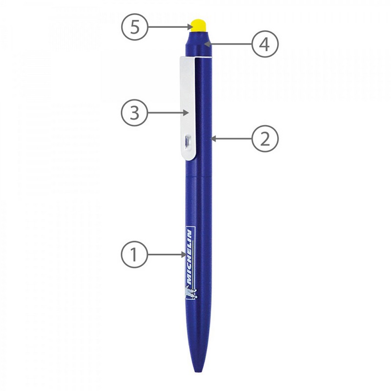 BND76S JOT, STYLUS, TWIST METAL BALLPEN