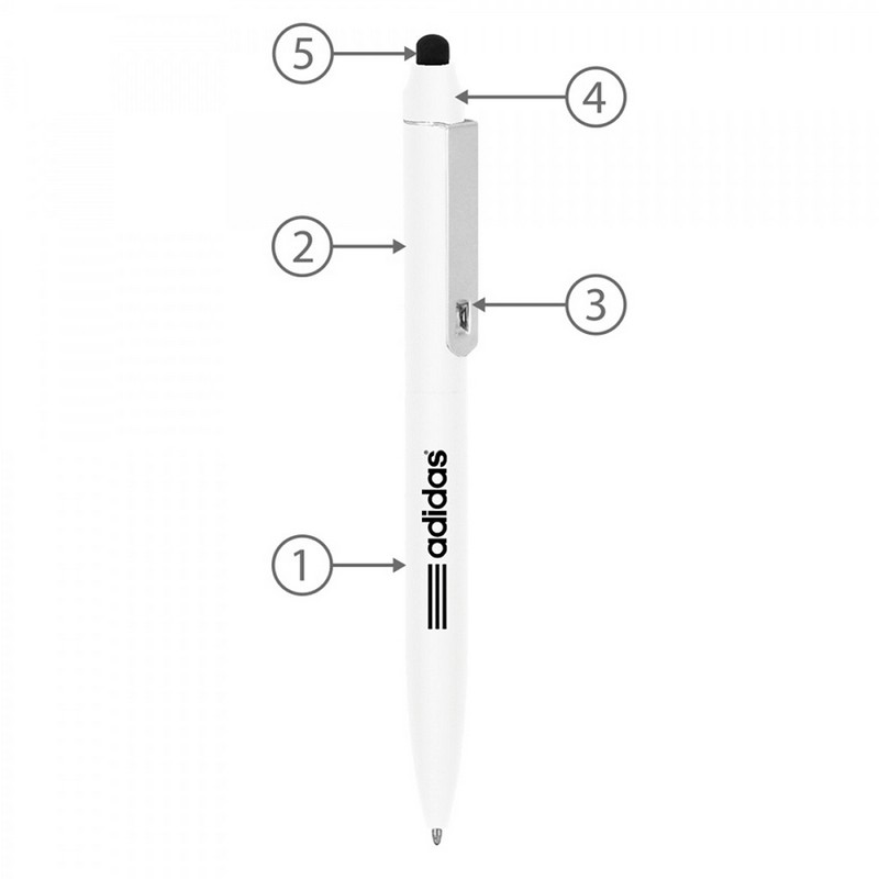 BND76S JOT, STYLUS, TWIST METAL BALLPEN