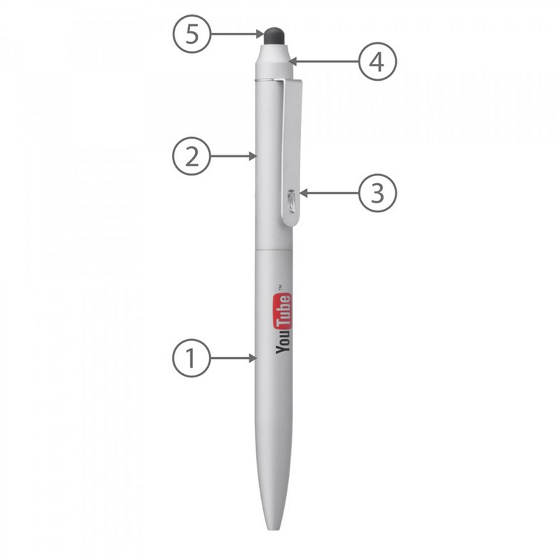 BND76S JOT, STYLUS, TWIST METAL BALLPEN