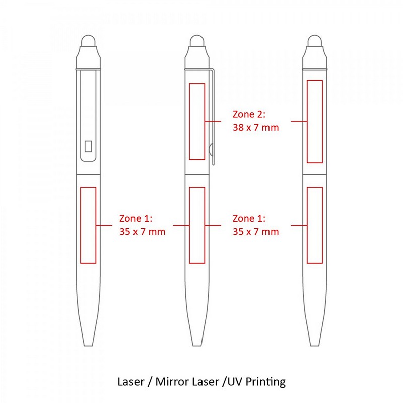 BND76S JOT, STYLUS, TWIST METAL BALLPEN
