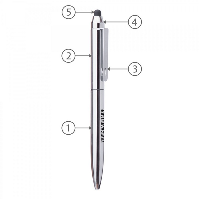 BND76S JOT, STYLUS, TWIST METAL BALLPEN