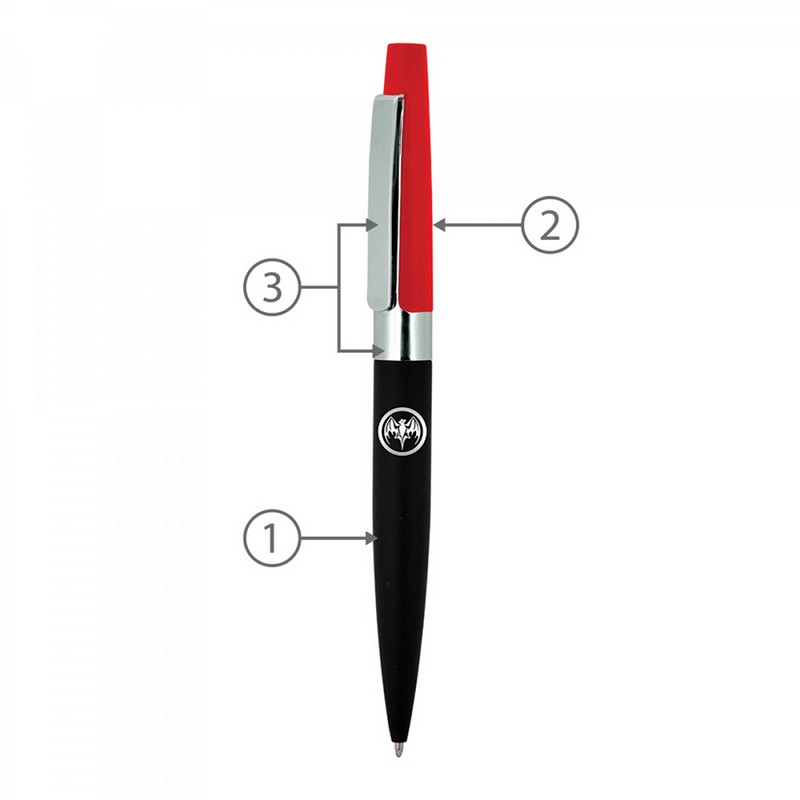 BND77 PERI, TWIST METAL BALL PEN