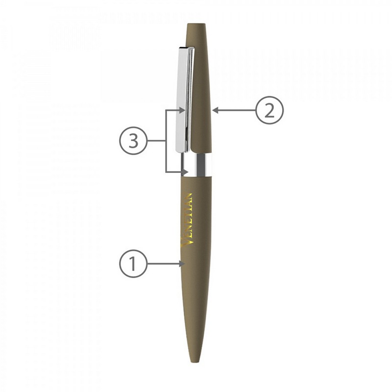 BND77 PERI, TWIST METAL BALL PEN