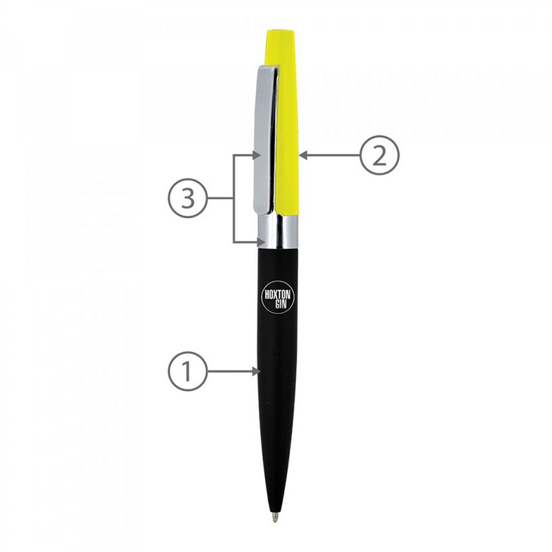 BND77 PERI, TWIST METAL BALL PEN