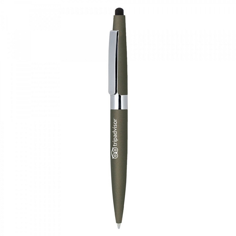 BND77S PERI STYLUS, TWIST METAL BALL PEN