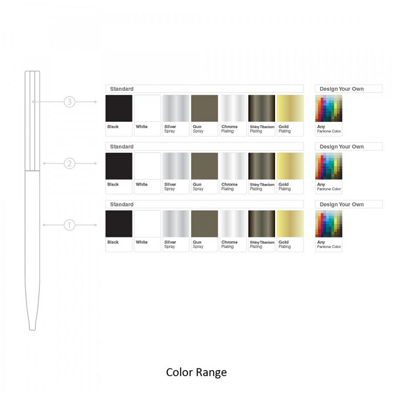 BND78 SARI, THIN TWIST METAL BALL PEN