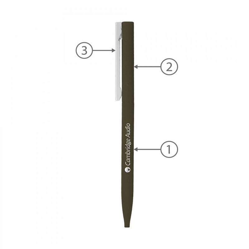 BND78 SARI, THIN TWIST METAL BALL PEN