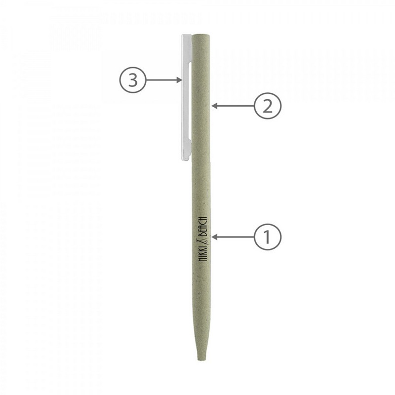 BND78 SARI, THIN TWIST METAL BALL PEN