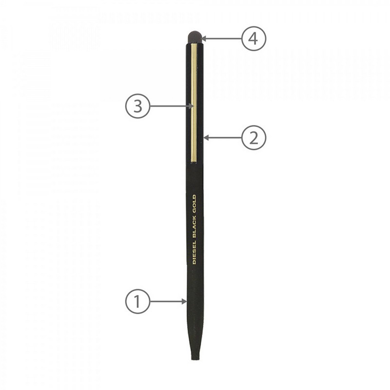 BND78S SARI STYLUS, THIN TWIST METAL BALL PEN