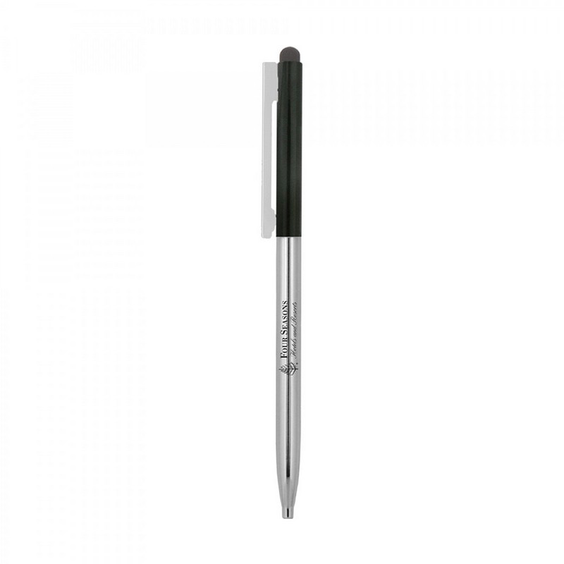 BND78S SARI STYLUS, THIN TWIST METAL BALL PEN