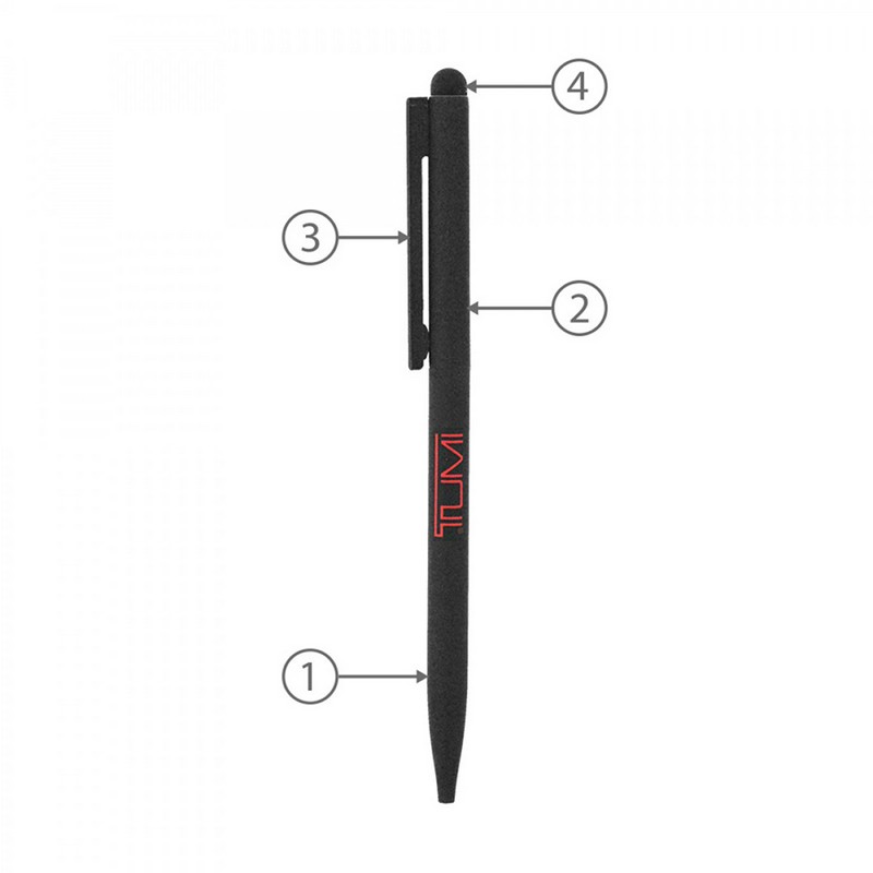 BND78S SARI STYLUS, THIN TWIST METAL BALL PEN