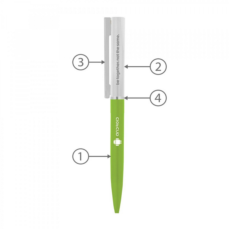 BND78XL, TWIST METAL BALL PEN