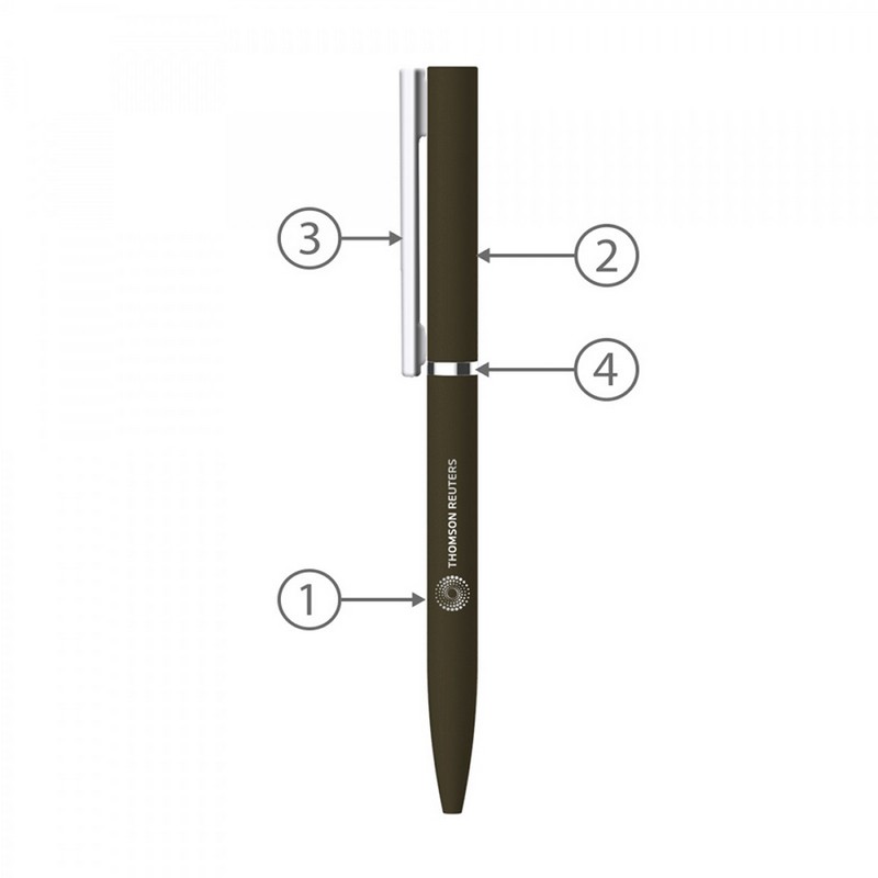 BND78XL, TWIST METAL BALL PEN