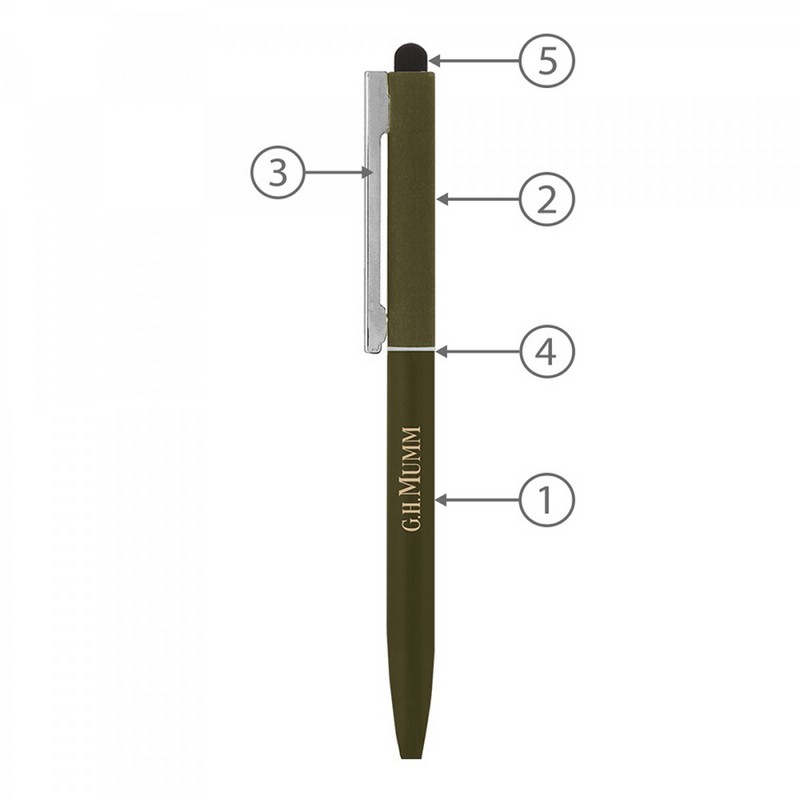 BND78XLS SARI STYLUS TWIST METAL BALL PEN