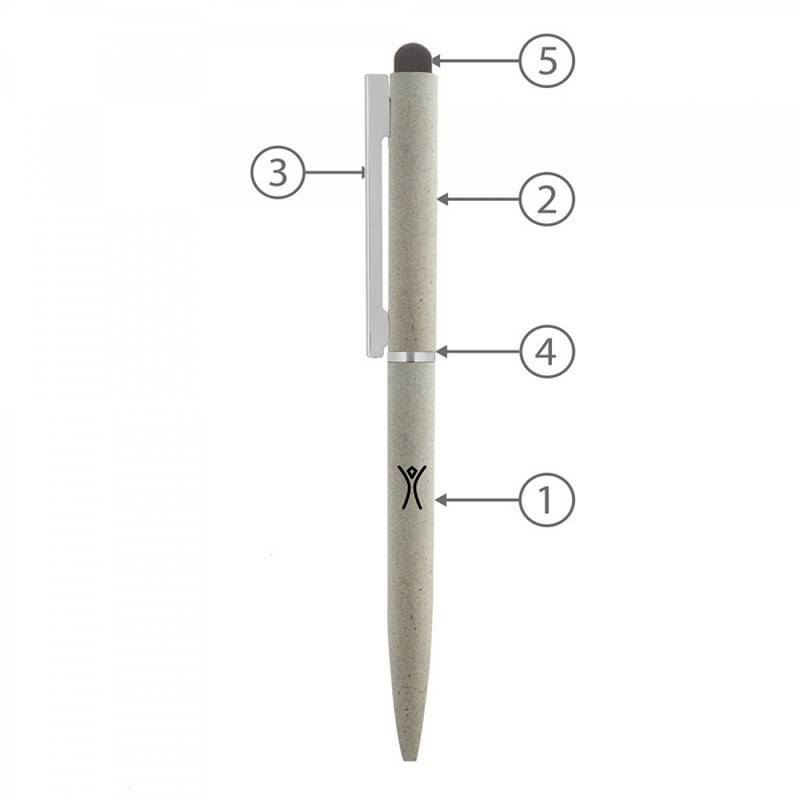 BND78XLS SARI STYLUS TWIST METAL BALL PEN