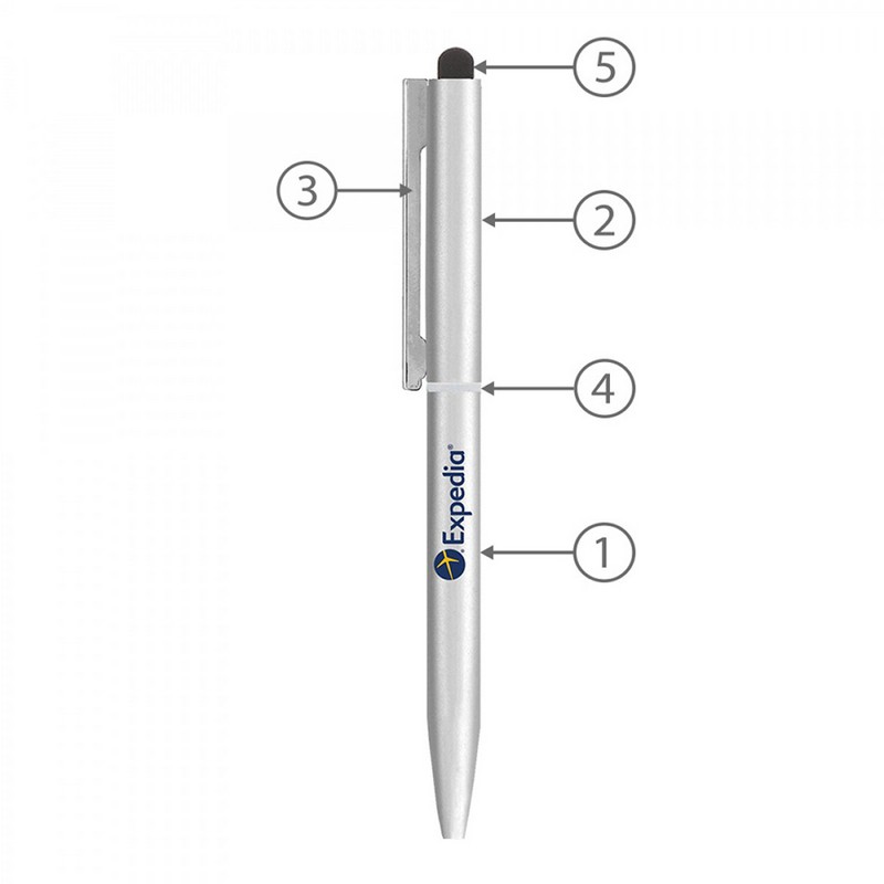 BND78XLS SARI STYLUS TWIST METAL BALL PEN