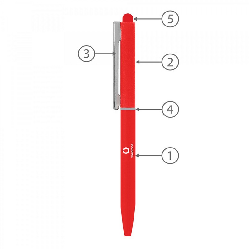 BND78XLS SARI STYLUS TWIST METAL BALL PEN