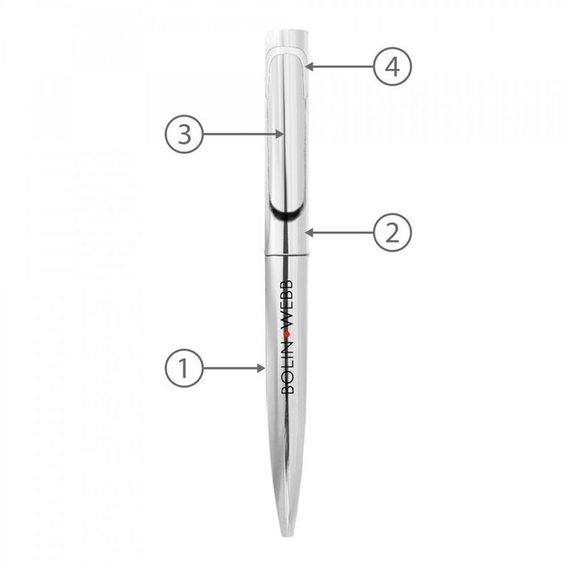 BND80 BLOA, TWIST METAL BALL PEN