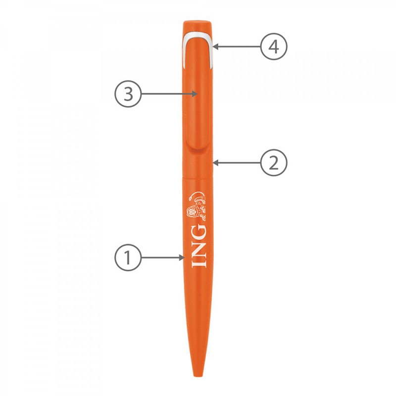 BND80 BLOA, TWIST METAL BALL PEN