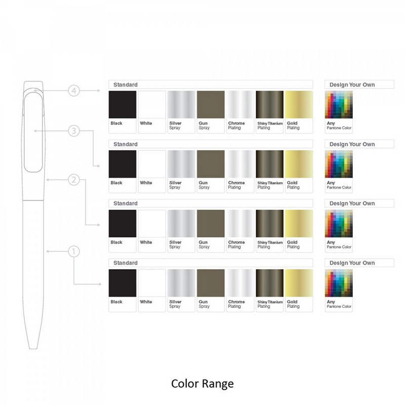 BND80 BLOA, TWIST METAL BALL PEN