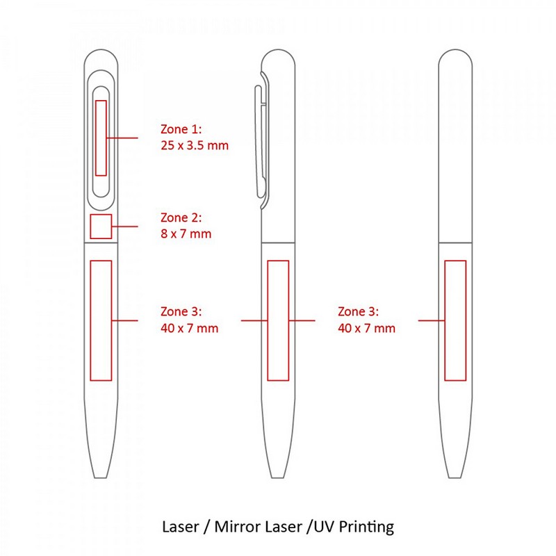 BND81 SOO, TWIST METAL BALL PEN