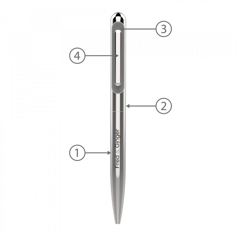 BND81 SOO, TWIST METAL BALL PEN