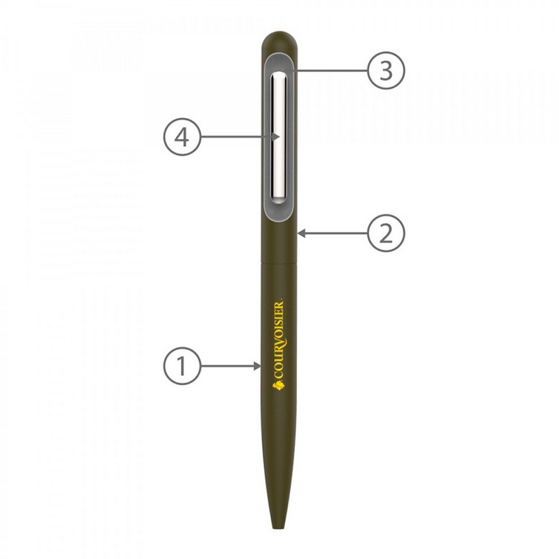 BND81 SOO, TWIST METAL BALL PEN