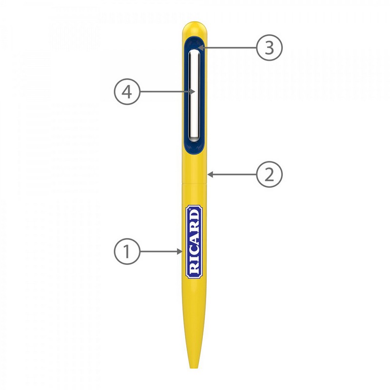 BND81 SOO, TWIST METAL BALL PEN