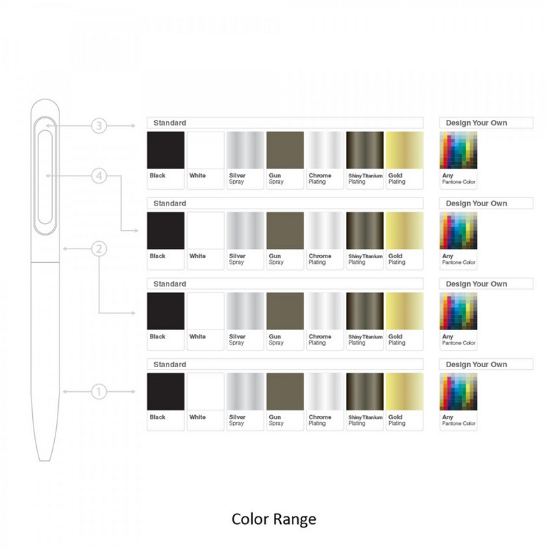 BND81 SOO, TWIST METAL BALL PEN