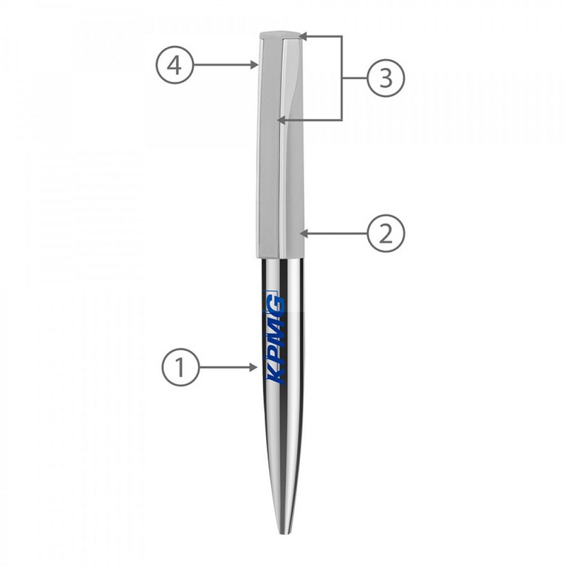 BND82 DIAL, TWIST METAL BALL PEN