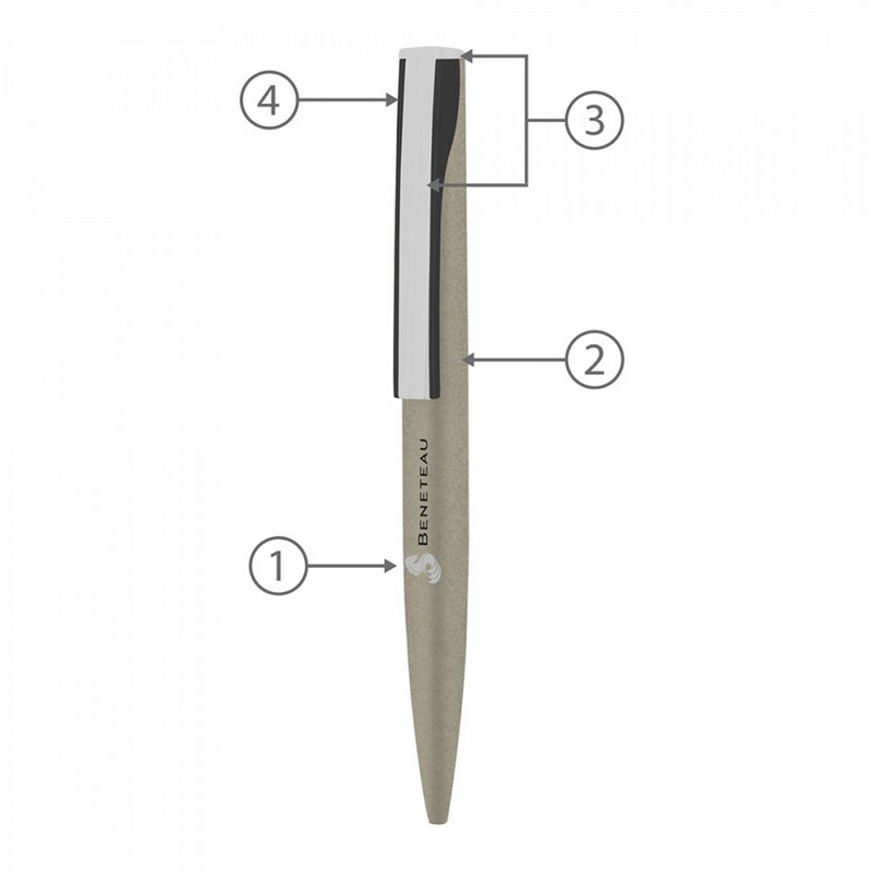 BND82 DIAL, TWIST METAL BALL PEN