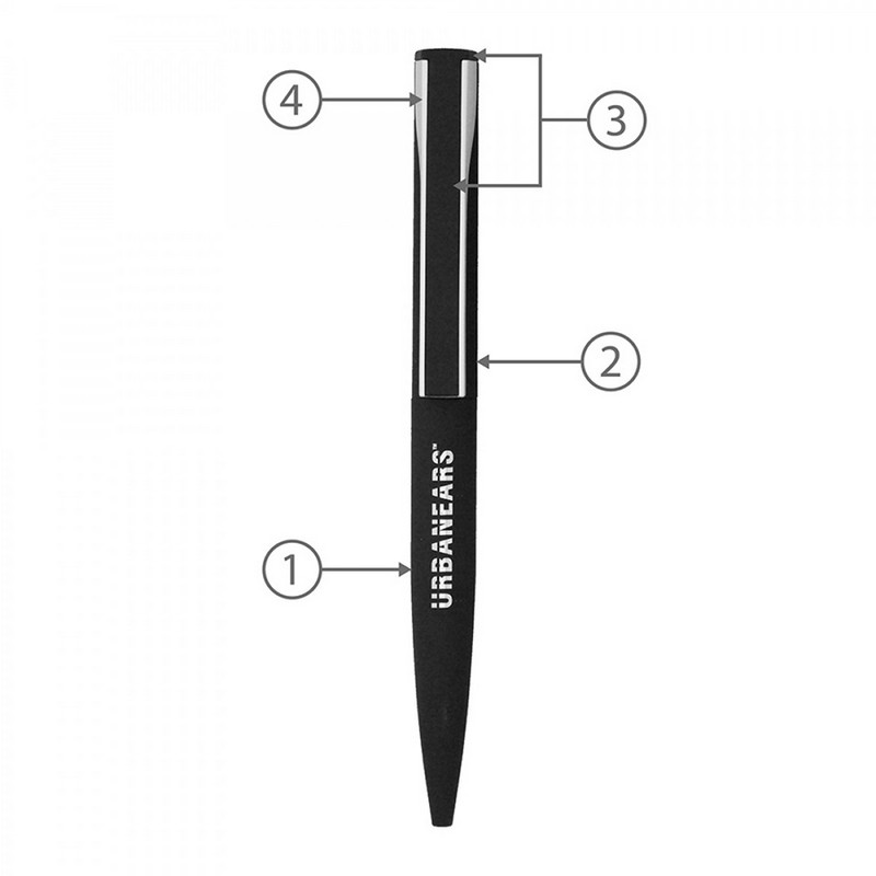 BND82 DIAL, TWIST METAL BALL PEN