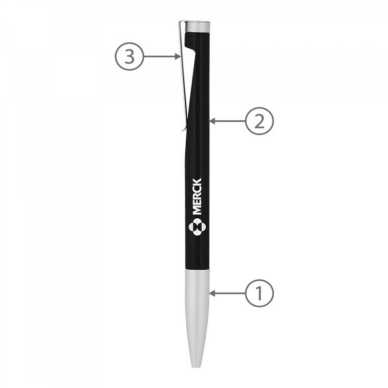 BND84 ATTEN, TWIST METAL BALL PEN