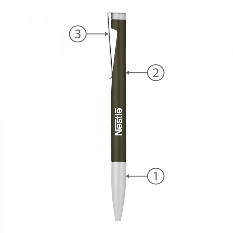 BND84 ATTEN, TWIST METAL BALL PEN