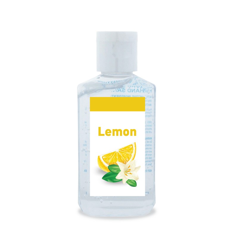 H303.Lemon - Lemon Scented 60ml Hand Sanitiser Gel
