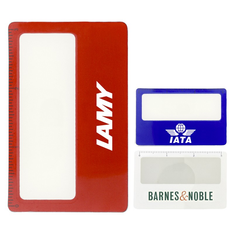 K235 - Pocket Ruler Magnifier with Sleeve