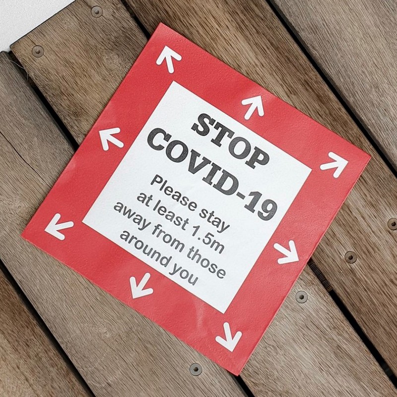 NP171 - Floor Decal Sticker Outdoor Or Indoor Use