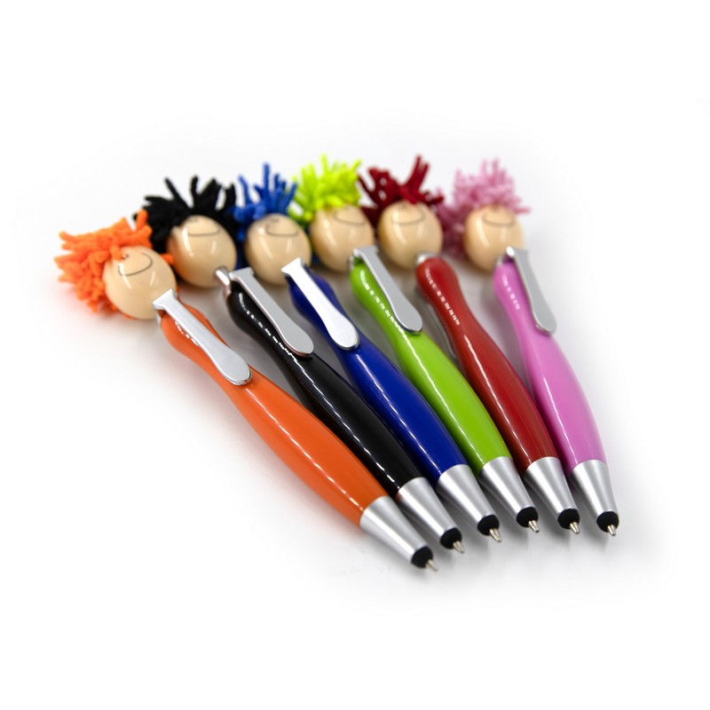 Mop Head Pen with Stylus 