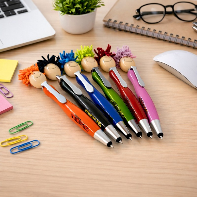 Mop Head Pen with Stylus 